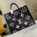Louis Vuitton Crafty Onthego GM 41 Noir Monogram Canvas Bag