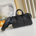 Louis Vuitton Keepall XS 21cm Black Monogram Seal Bag