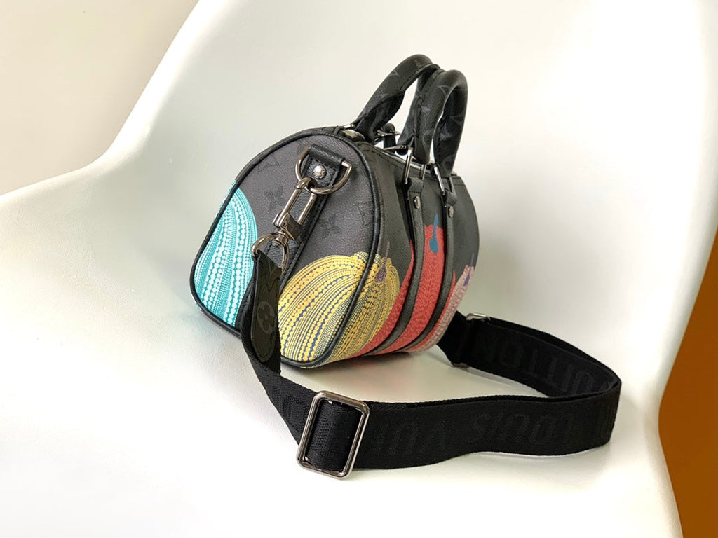 Louis Vuitton Keepall Bandoulière 21 in Multicolor Calfskin Bag