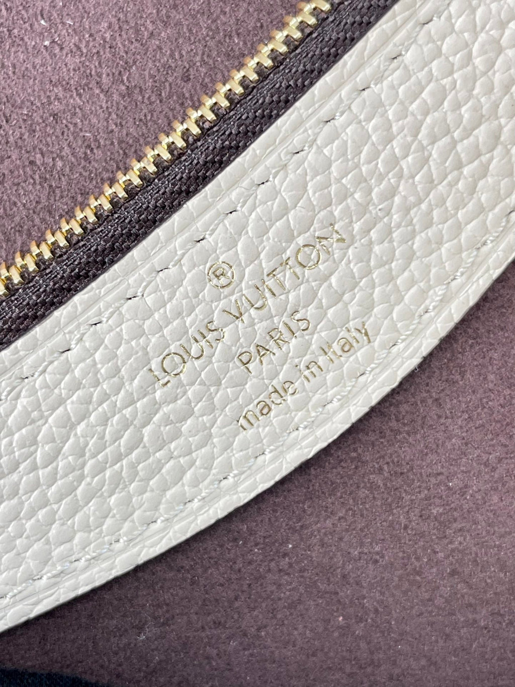 Louis Vuitton Diane 23 in Cream Monogram Empreinte Leather Bag