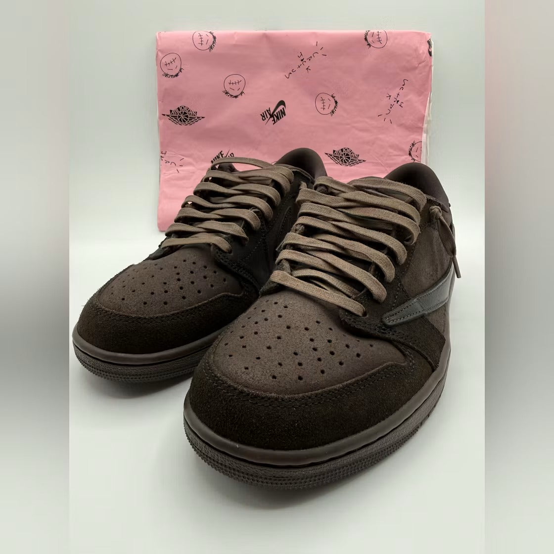 Air Jordan 1 Retro Low OG SP Travis Scott Velvet Brown - US M 10 - New - Other - detail 1