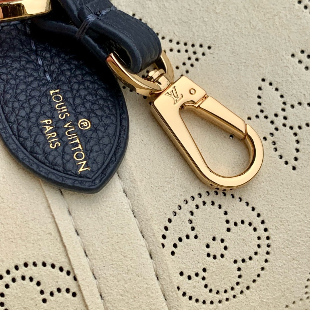 Louis Vuitton Blossom PM 20 in Dark Blue Monogram Perforated Calfskin Bag