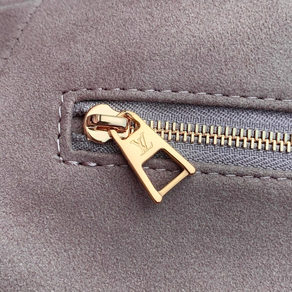 Louis Vuitton Anytime MM 42 in Nude Pink Monogram Empreinte Calfskin Bag