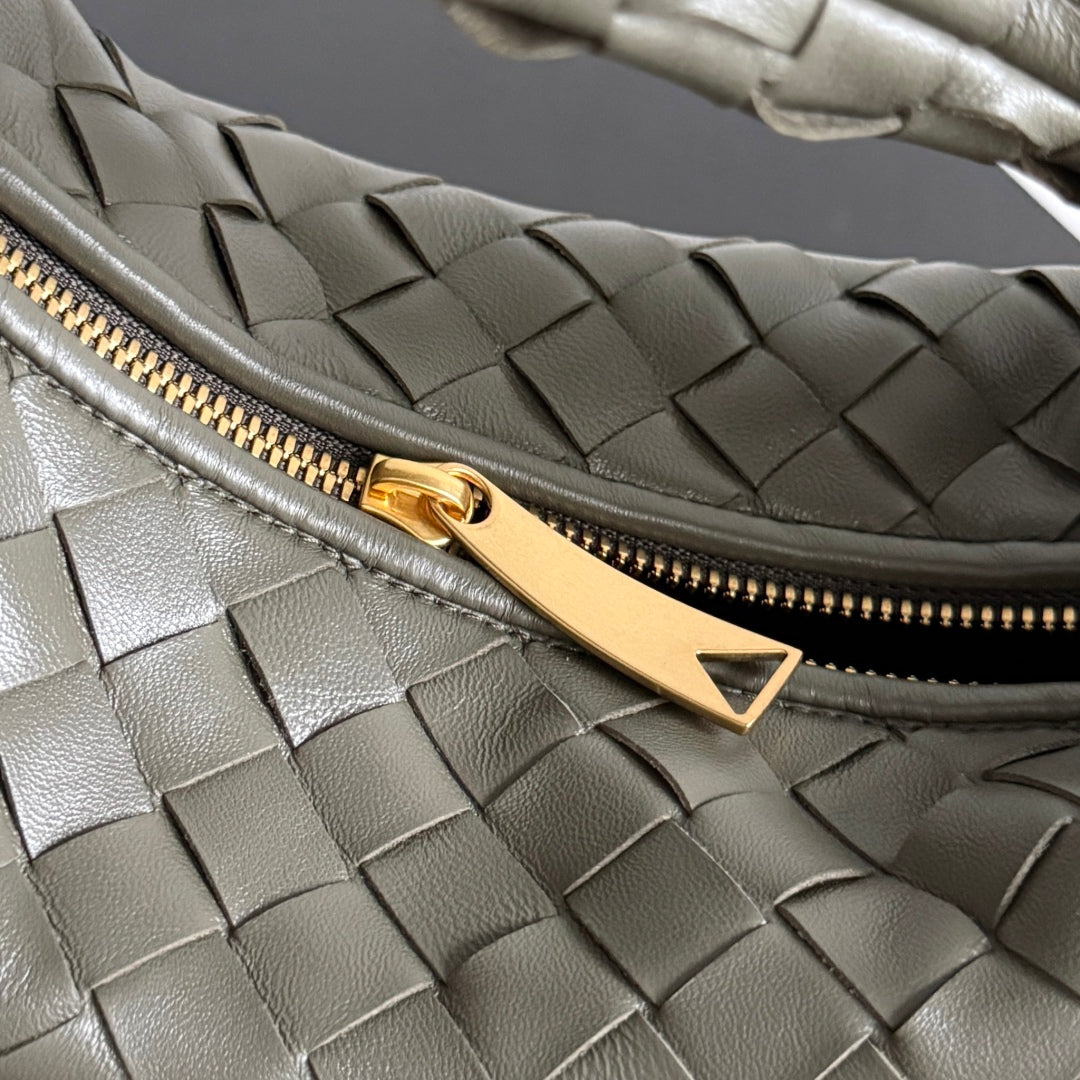 Bottega Veneta 25S Mini Jodie 26 in Olive Green Calfskin Bag