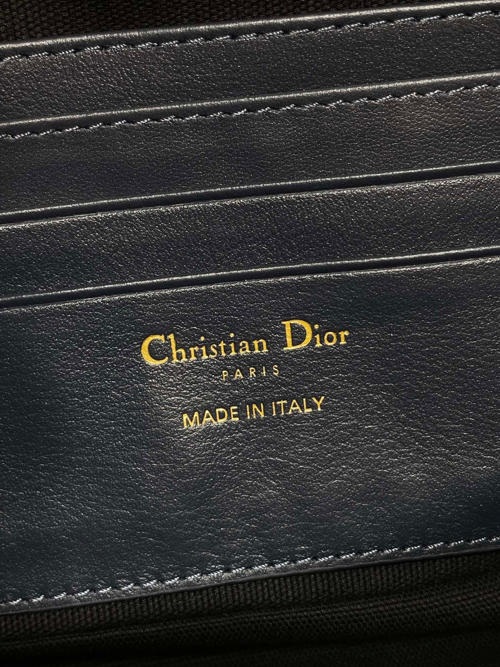 Dior 25S 30 Montaigne Avenue Bag 23 in Blue Canvas Oblique Jacquard