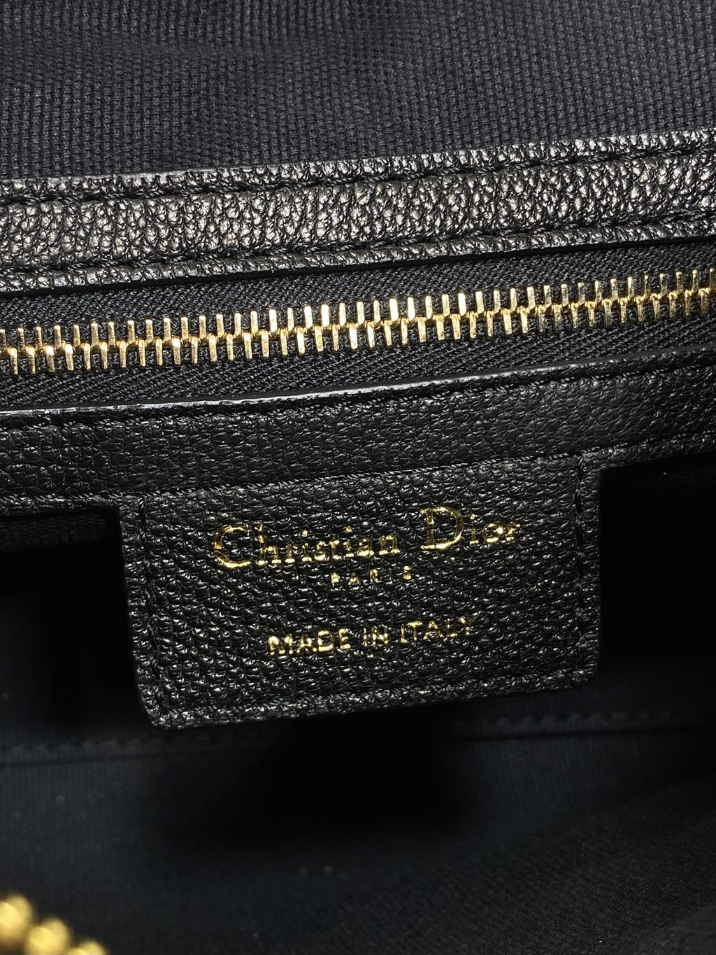 Dior 25S Small Voyage Bag 23 in Black Flat Macrocannage Grained Calfskin