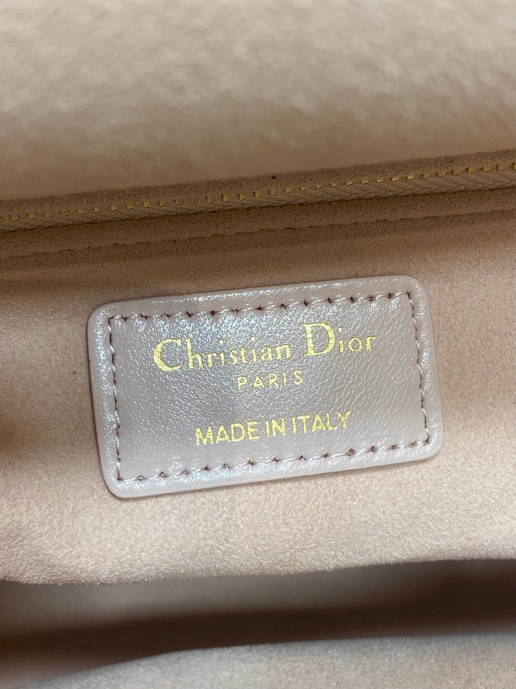 Dior 25S Medium Lady Bag 24 in Pink Calfskin Gold Hardwre