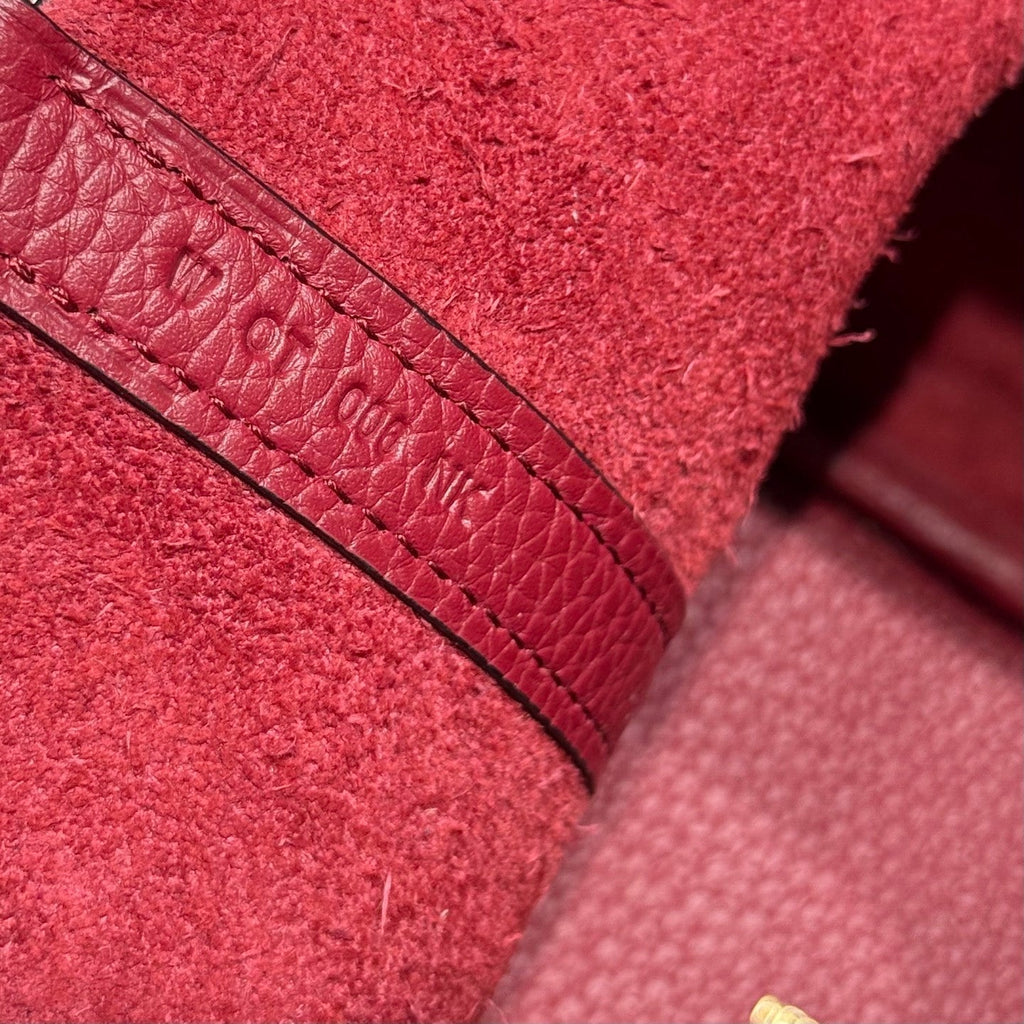 Hermes 25S Picotin Lock 18 in Rosso Ancora Red Calfskin Gold Hardware Bag