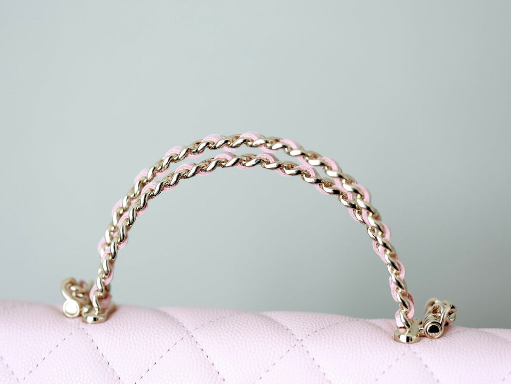 Chanel 25S Kelly in Pastel Pink Lambskin with Gold Hardware Bag