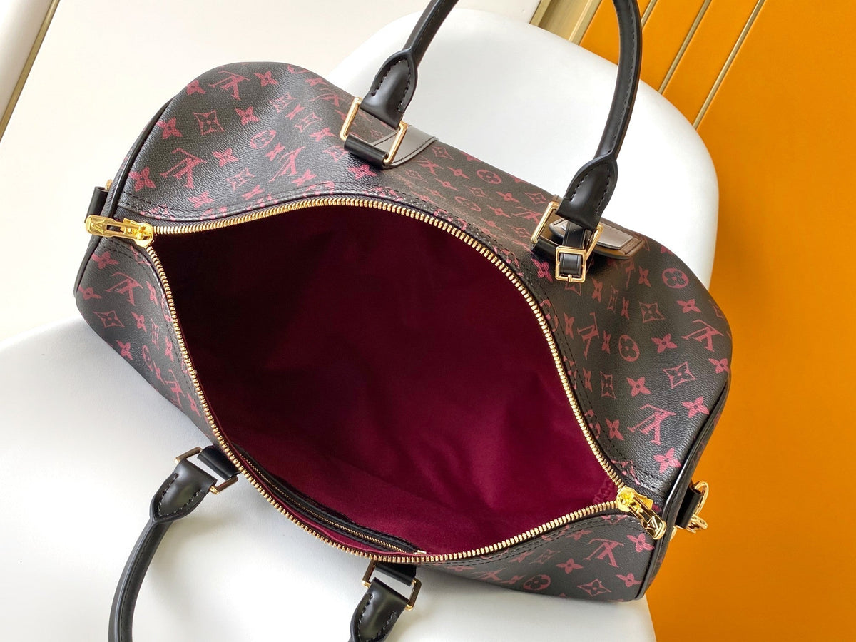 Louis Vuitton Keepall Bandoulière 45 in Black Monogram Tomette Canvas Bag