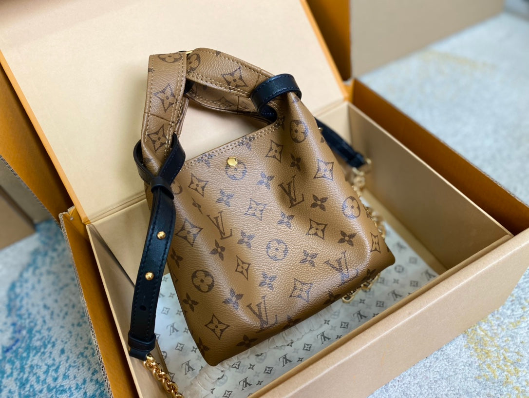 Louis Vuitton Atlantis BB 17 in Brown Monogram Reverse Canvas Bag