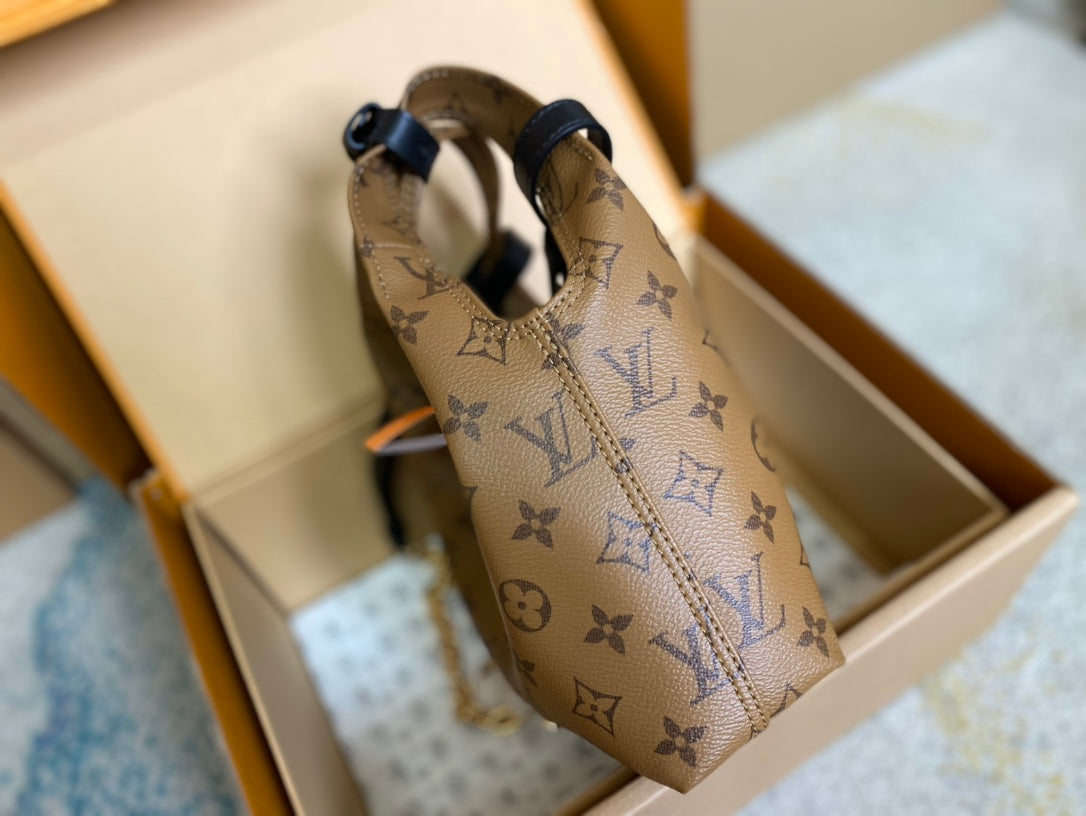 Louis Vuitton Atlantis BB 17 in Brown Monogram Reverse Canvas Bag