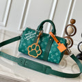 Louis Vuitton Keepall Bandoulière 25 in Green Monogram Heritage Canvas Bag