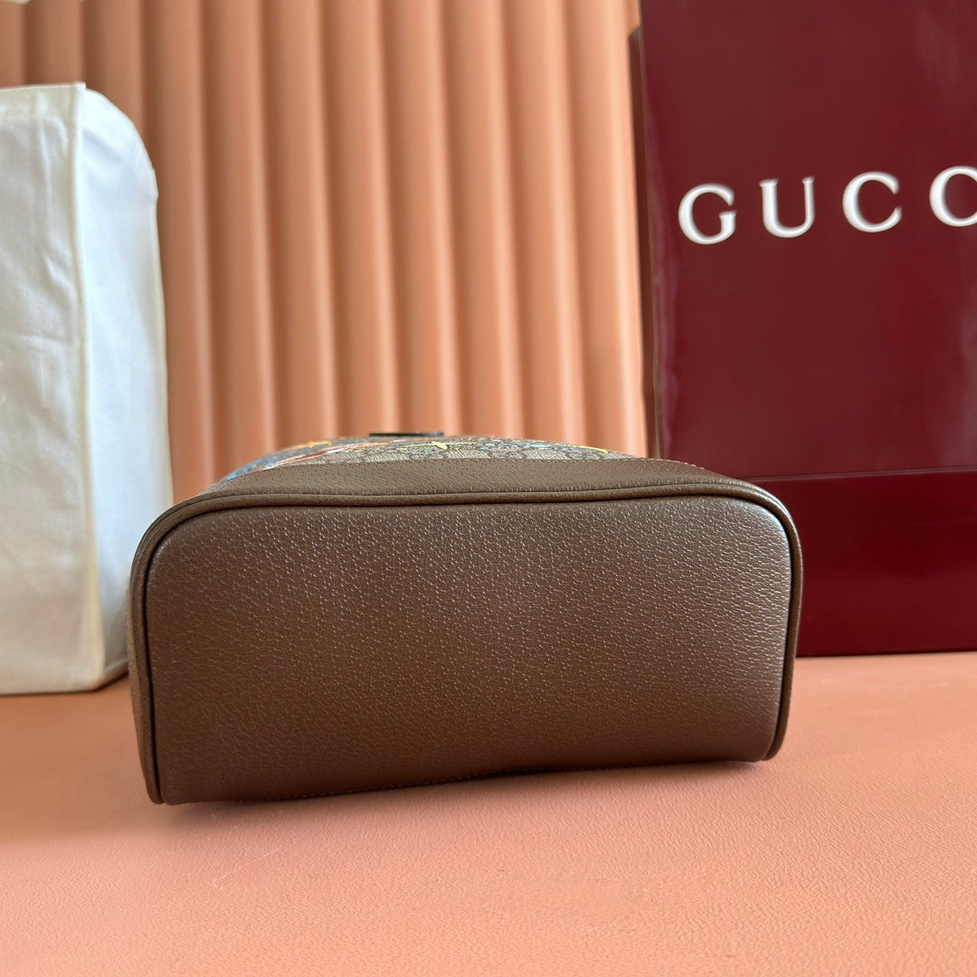 Gucci Donald Duck Small Backpack 29 Brown in Calfskin