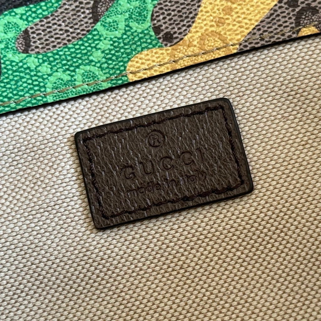 Gucci 26S Backpack 46 in Multicolor Coated Canvas Style 3