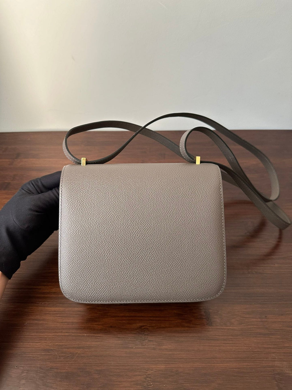 Hermes Constance 18 Etoupe Epsom Gold Hardware Bag